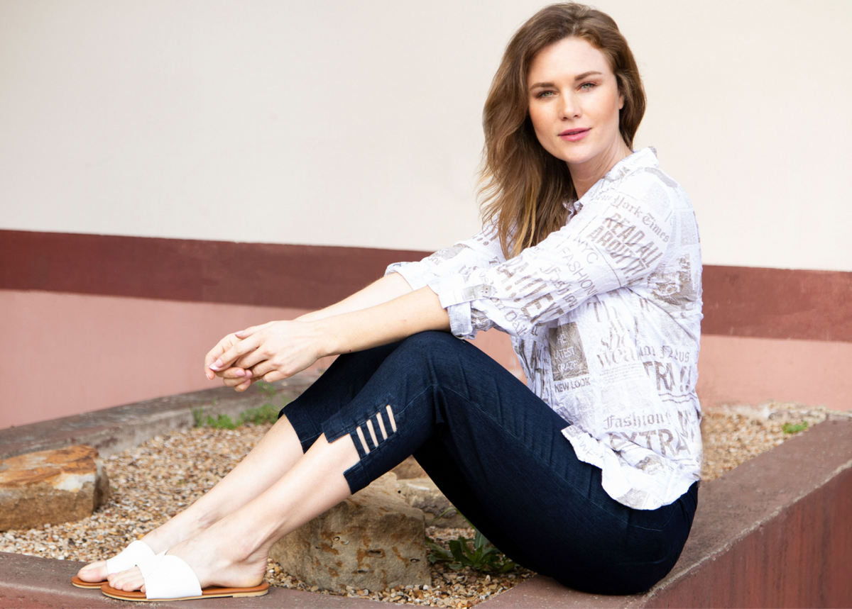 From Spandex to Style: The Saga of Slimming Pants