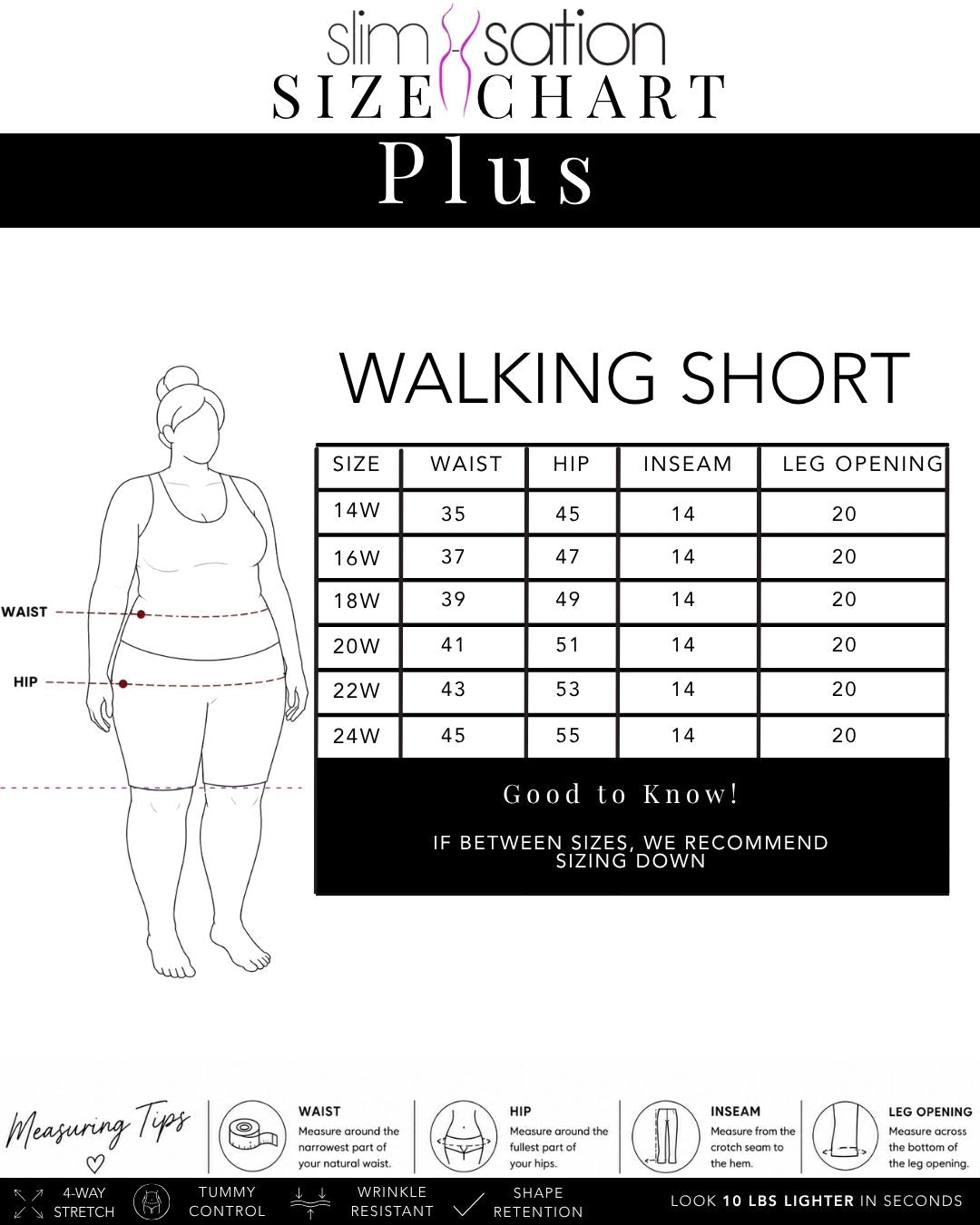 Plus Size Pull On Walking Shorts With Pockets - Midnight Blue