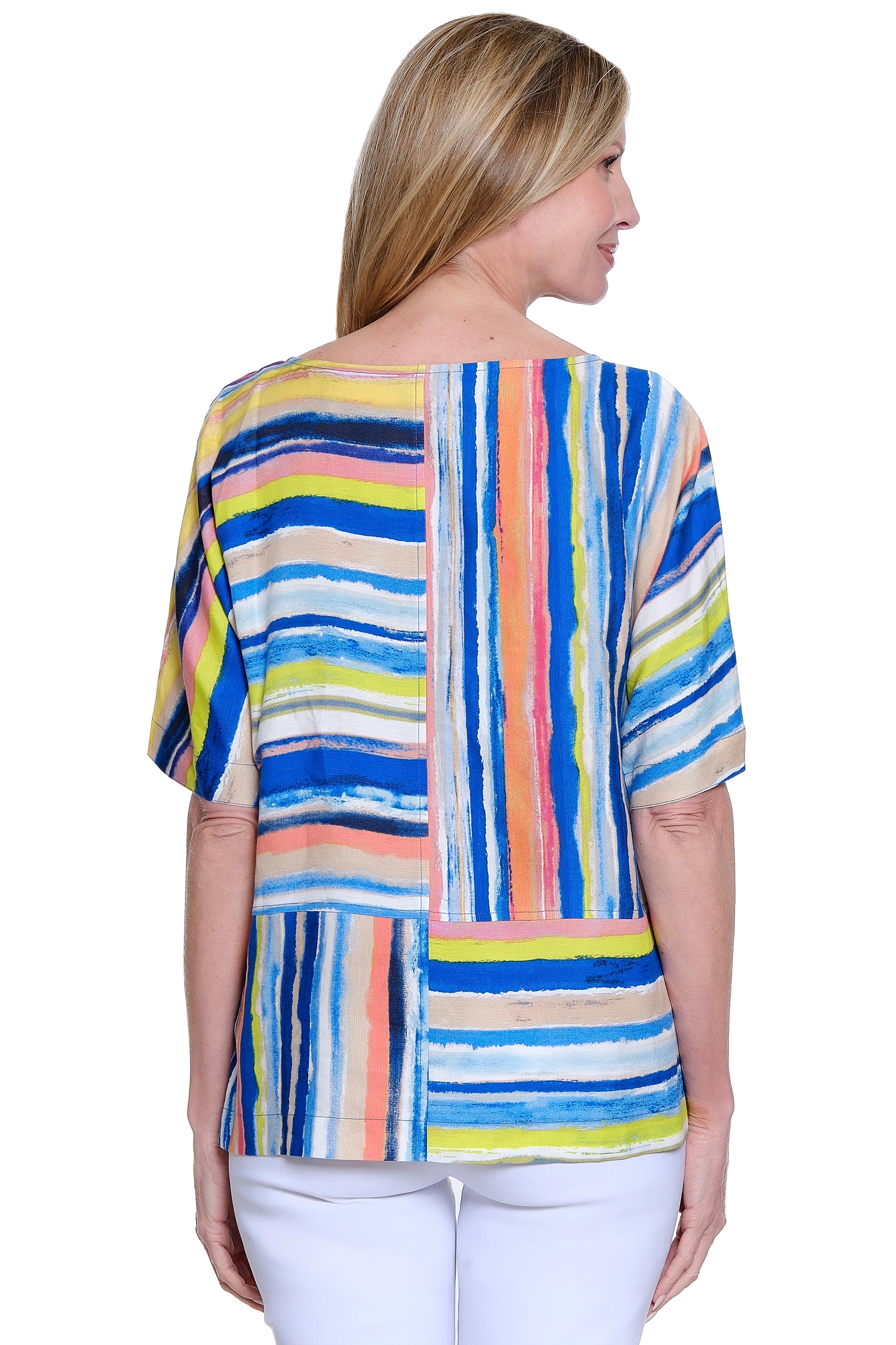 Printed Pop-Over Tunic - Multi