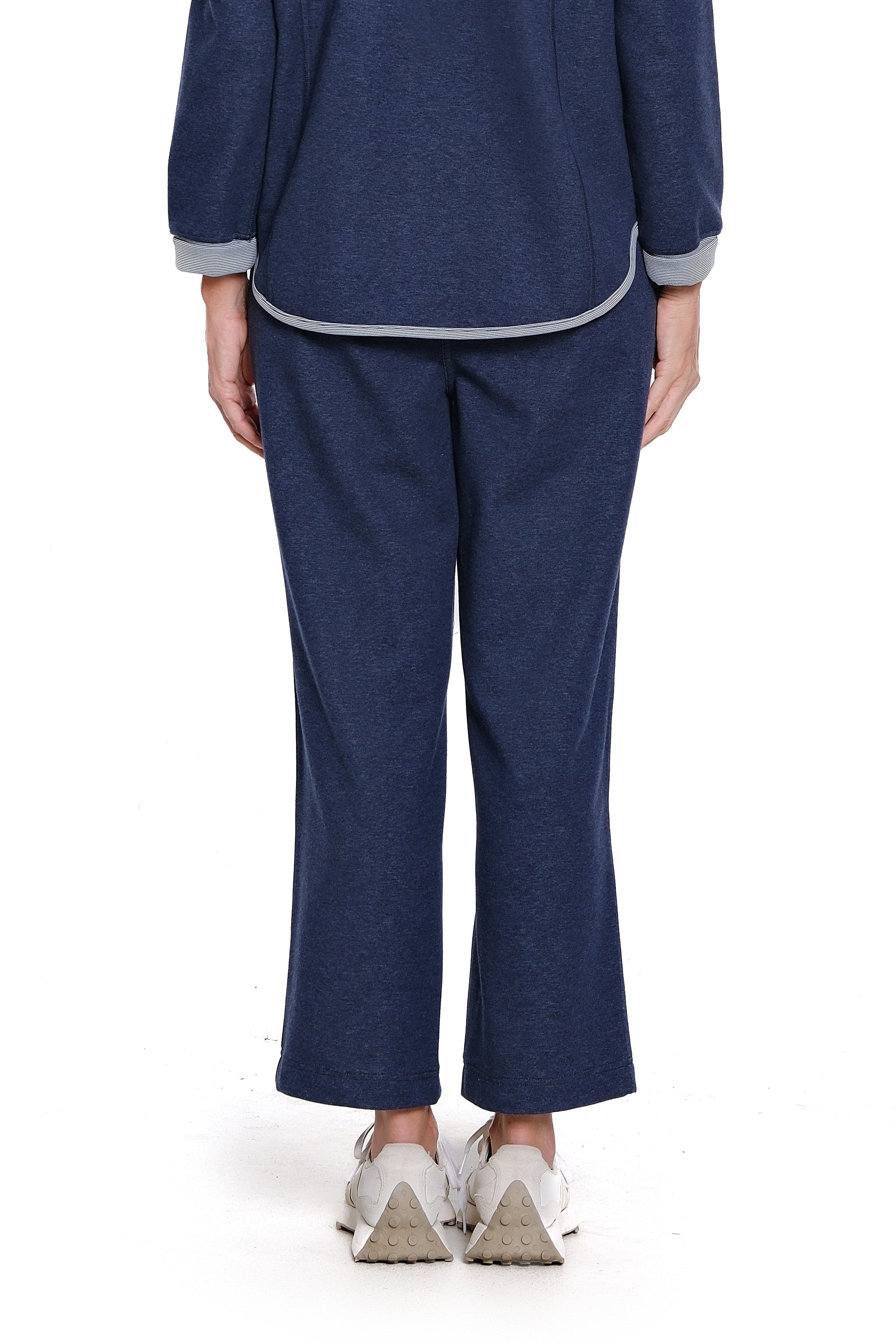 Reversible Knit Pull-On Ankle Pant - Plus - Midnight