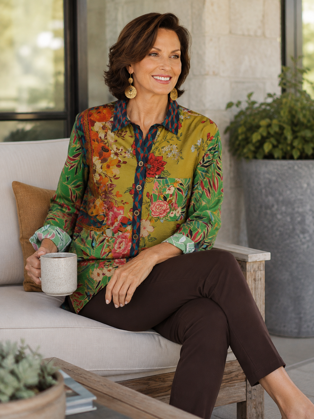 The Artisan Patchwork Tunic & Ankle Pant Bundle