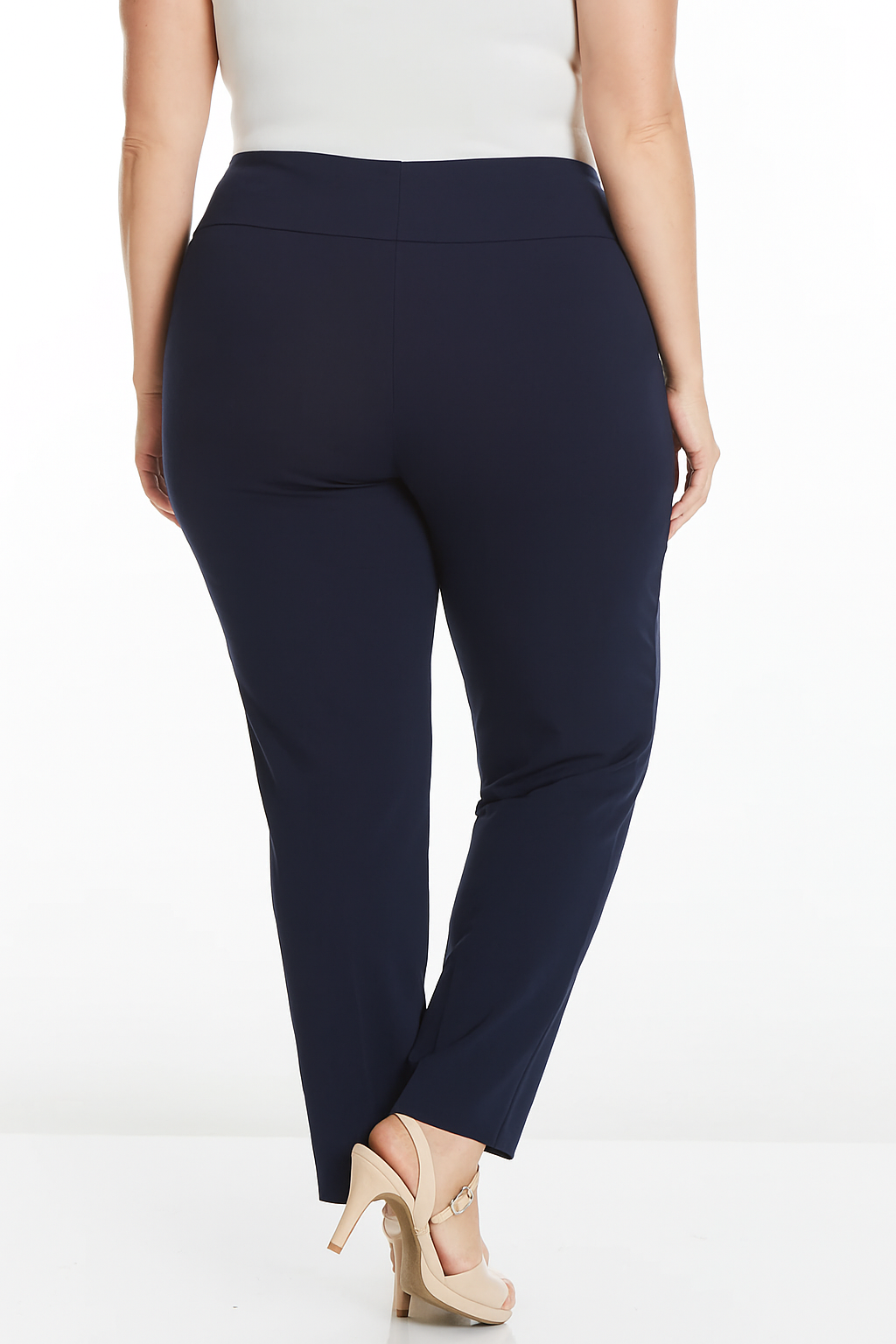 Plus Size Solid EASE-Y-Fit Knit Relaxed Pant - Midnight Blue