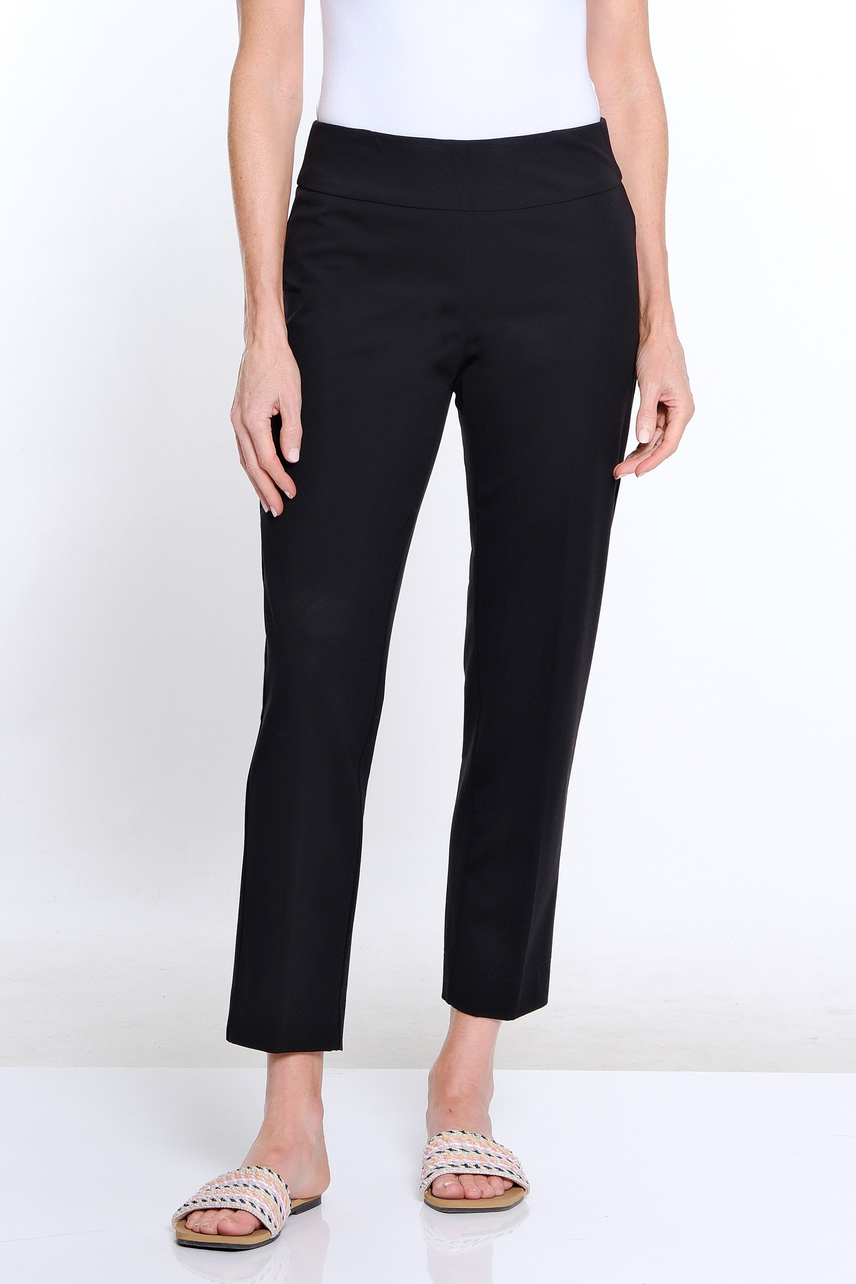 Thin Her Stretch Ankle Pant - Black