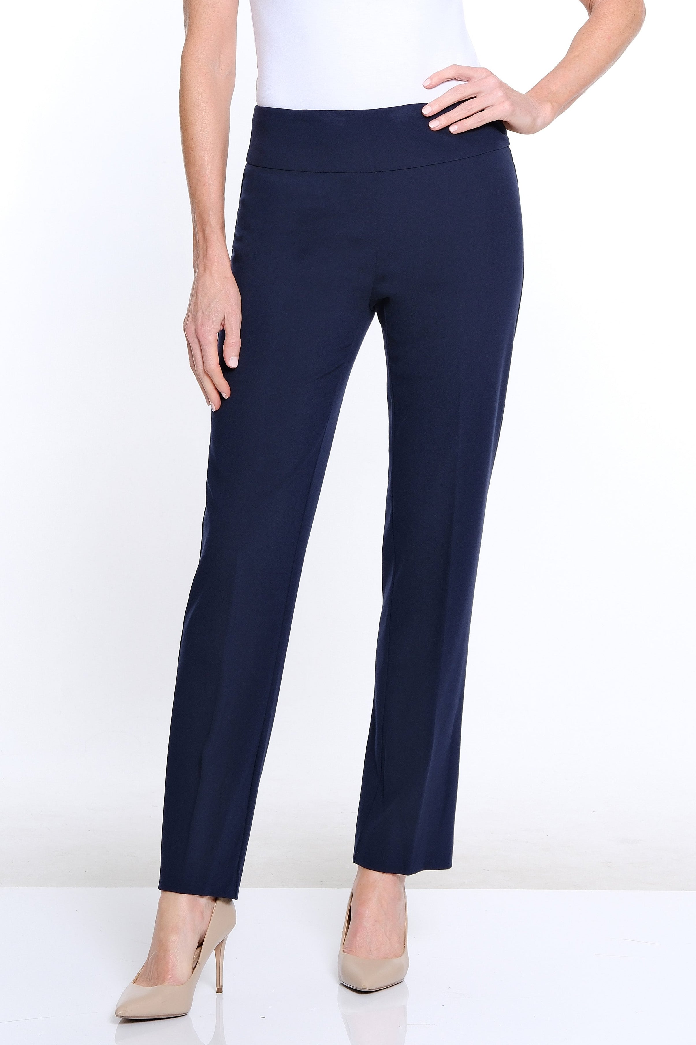 Thin Her Straight Leg Pant - Navy