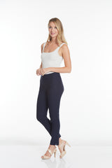 Plus Pull On Ankle Pant With Pockets - Midnight