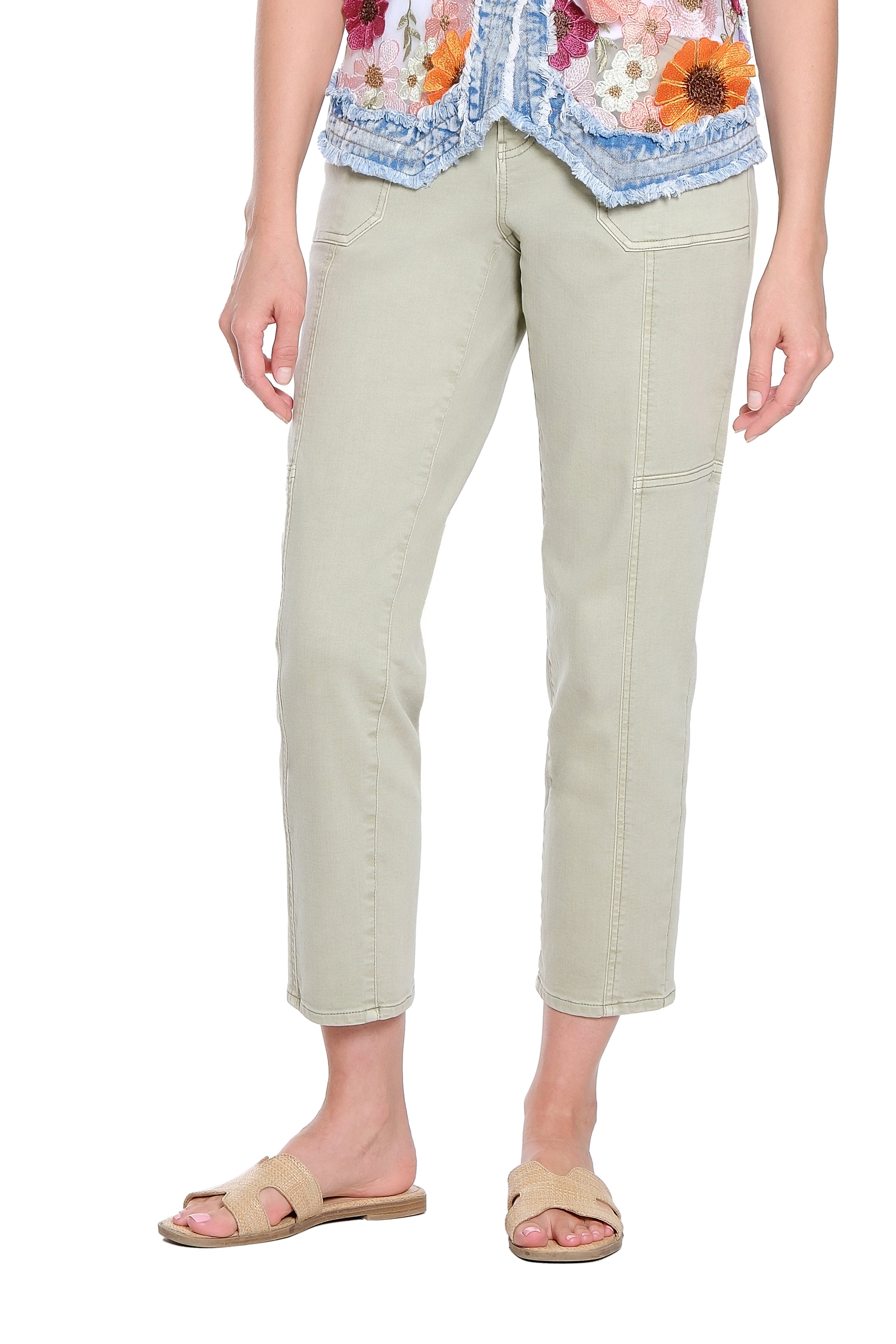 Twill Utility Jean - Jade
