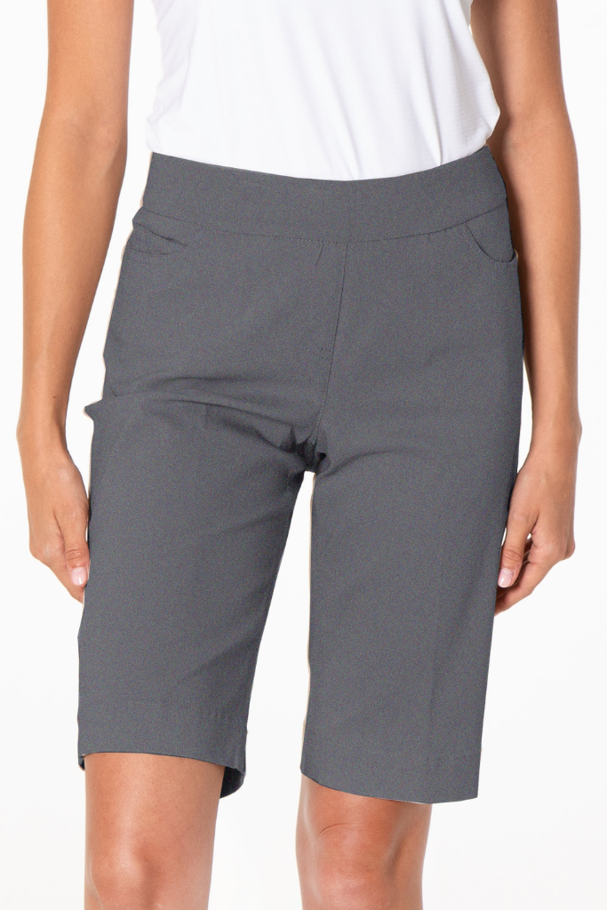 Golf 12" Walking Short with Pockets - Charcoal