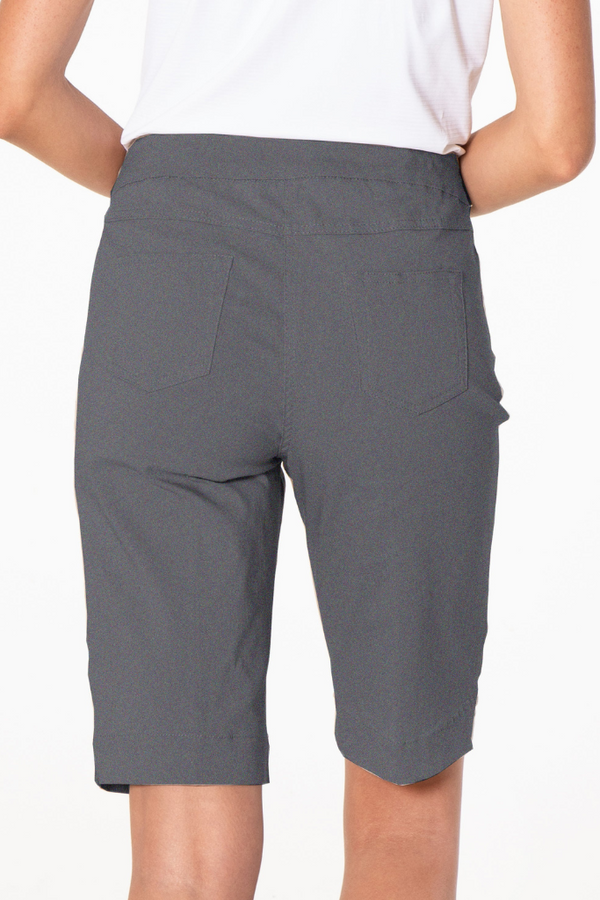 Charcoal Golf Shorts With Pockets