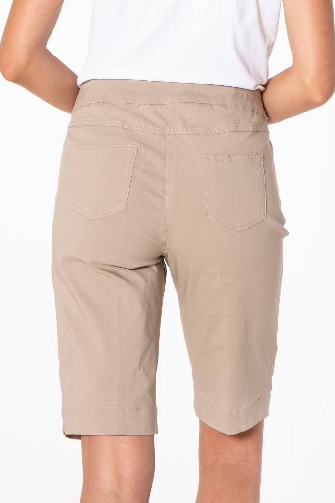 Golf 12" Walking Short with Pockets - Stone