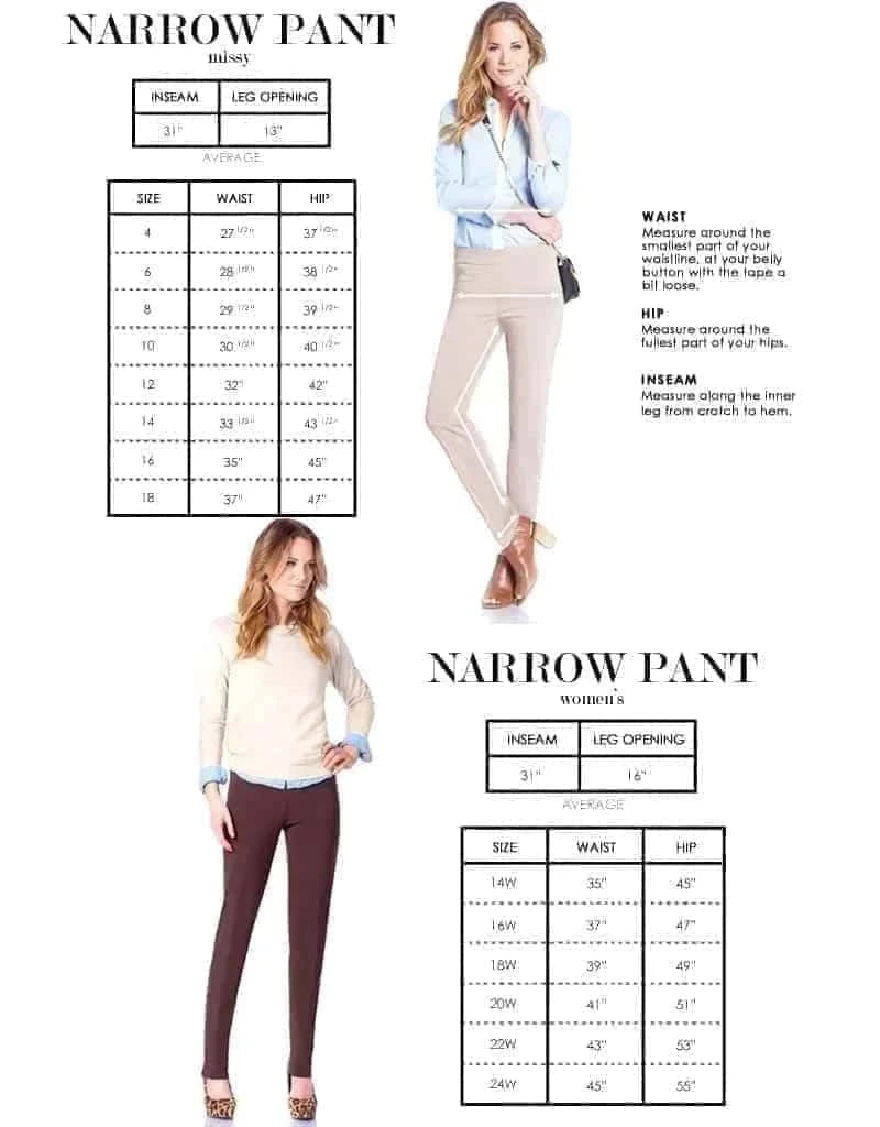 Pull-On Narrow Leg Pant - Midnight Blue