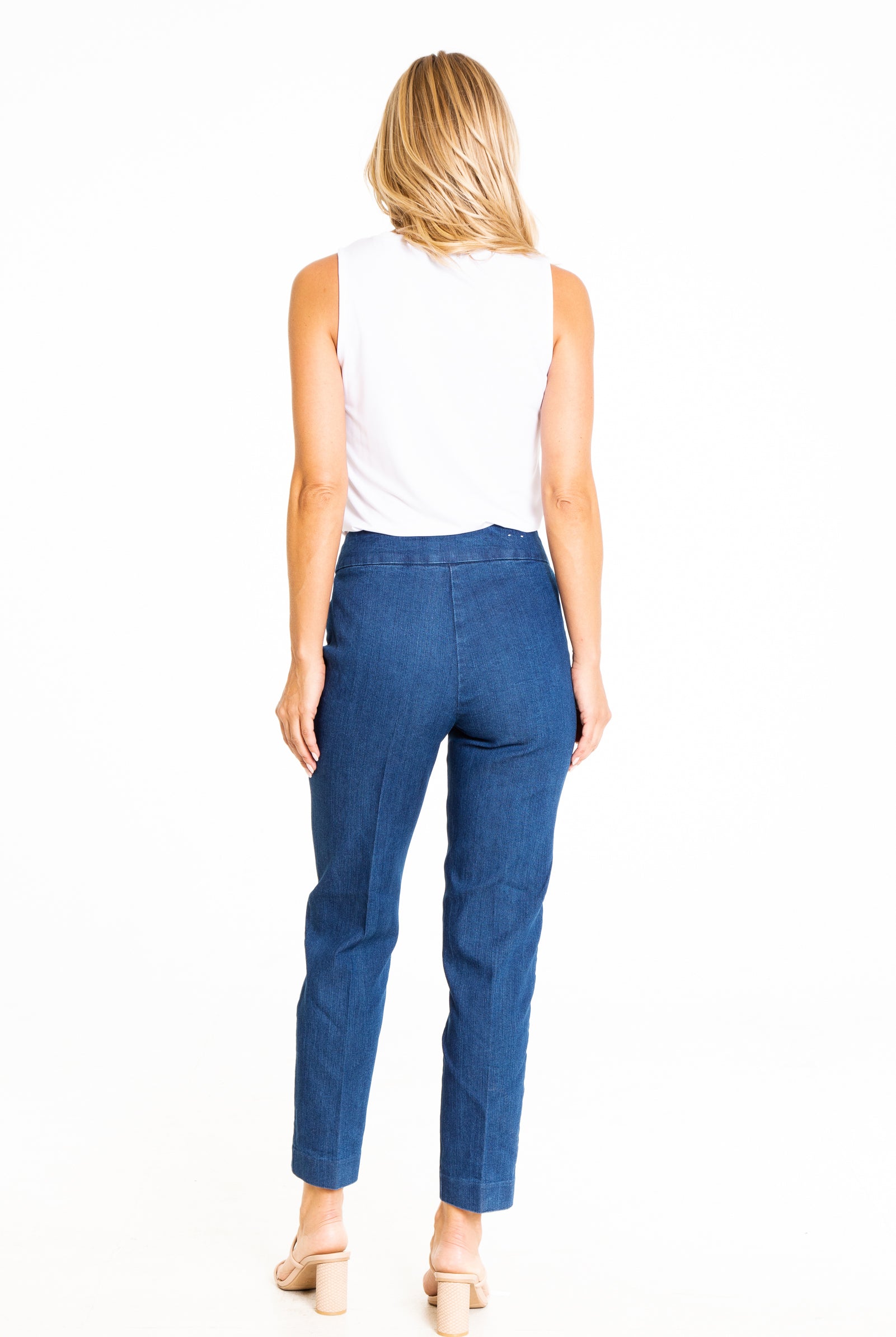 Thin Her Ankle Pants - Light Indigo