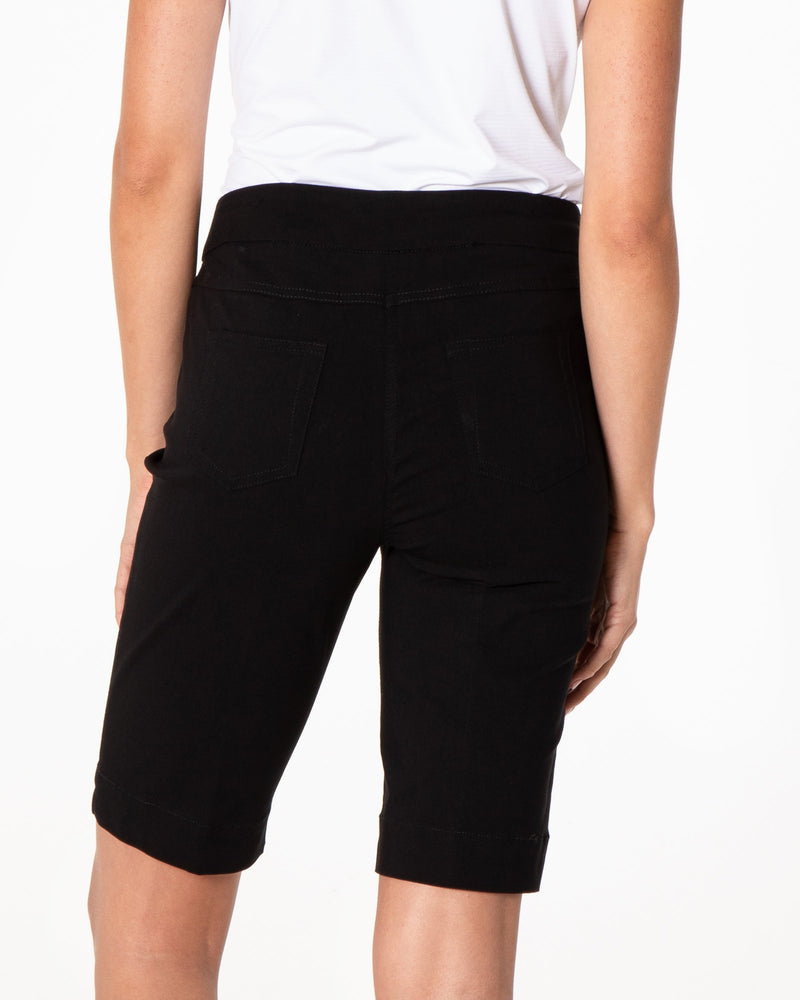 Black Golf Shorts With Pockets