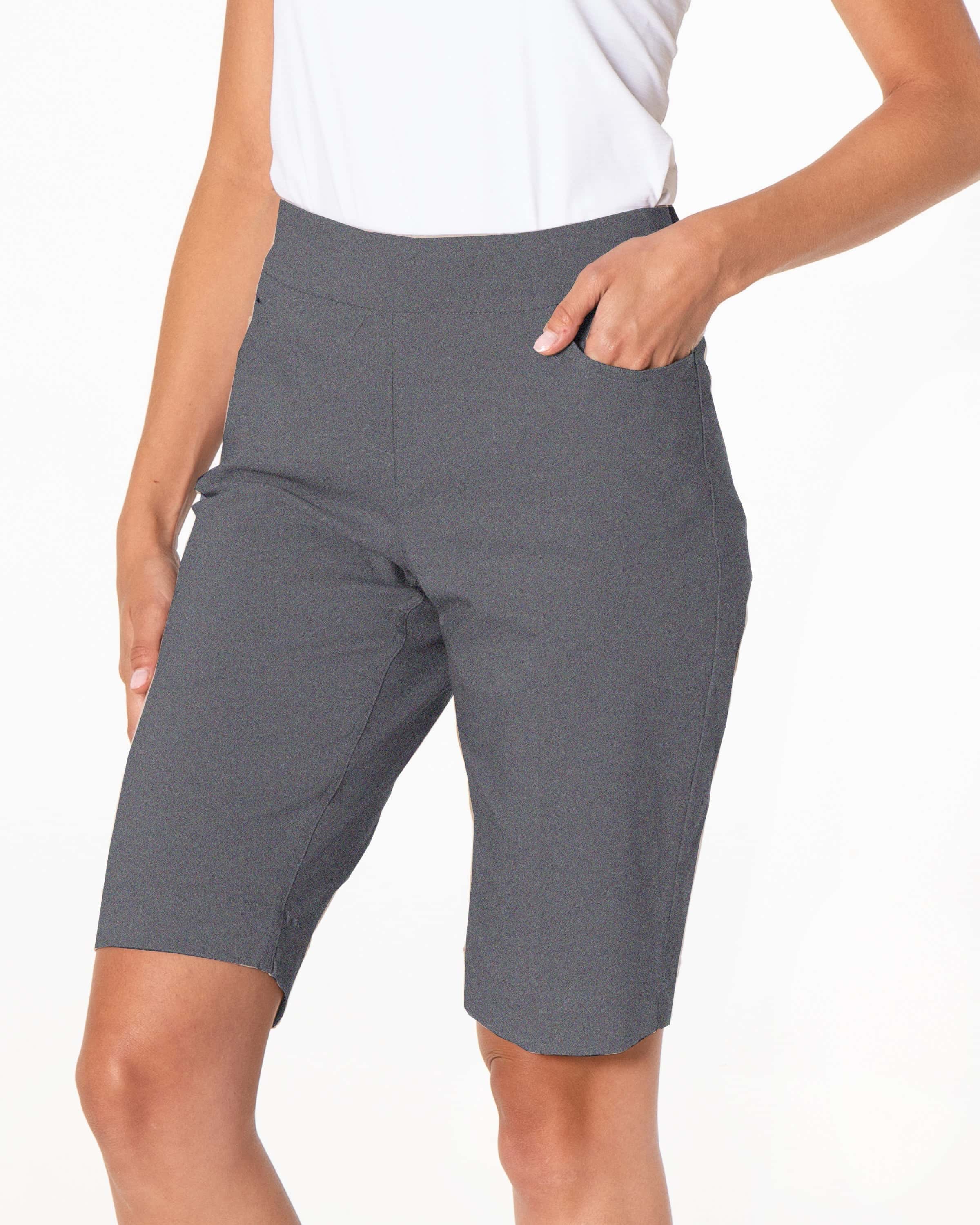 Golf 12" Walking Short with Pockets - Charcoal