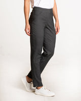 Narrow Charcoal Golf Pants With Pockets