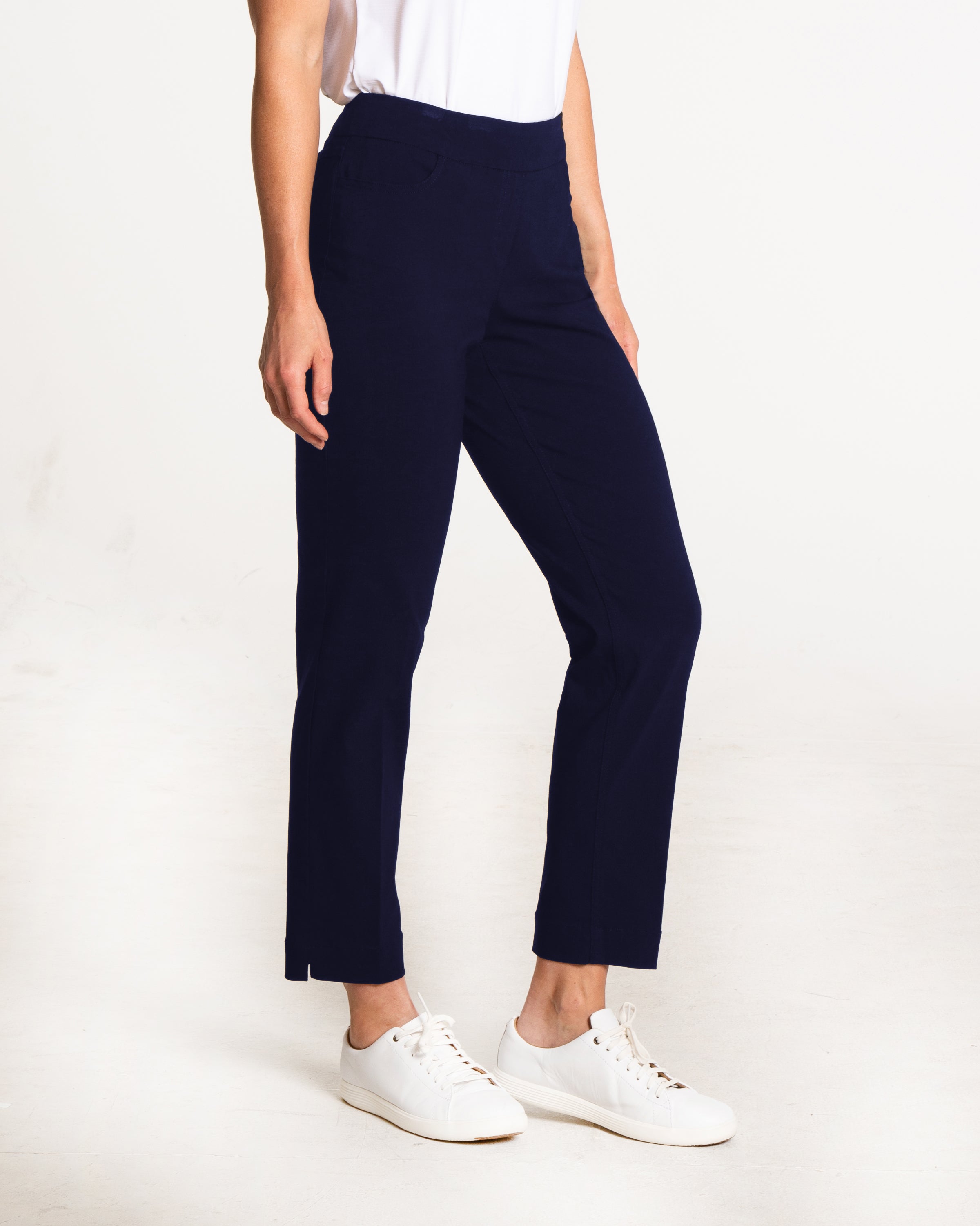 Petite Golf Ankle Pant - Midnight Blue