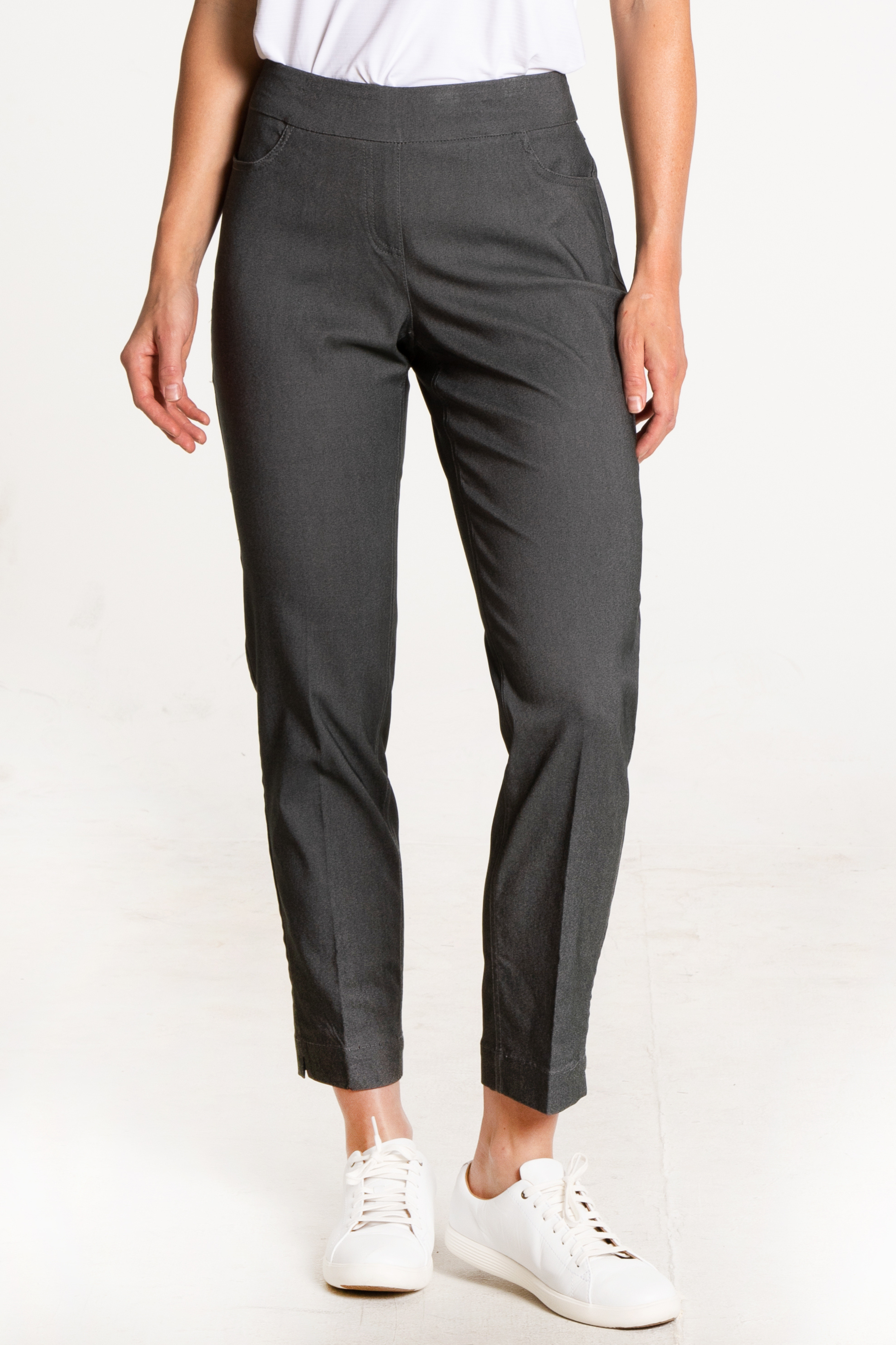 Petite Golf Ankle Pant - Charcoal