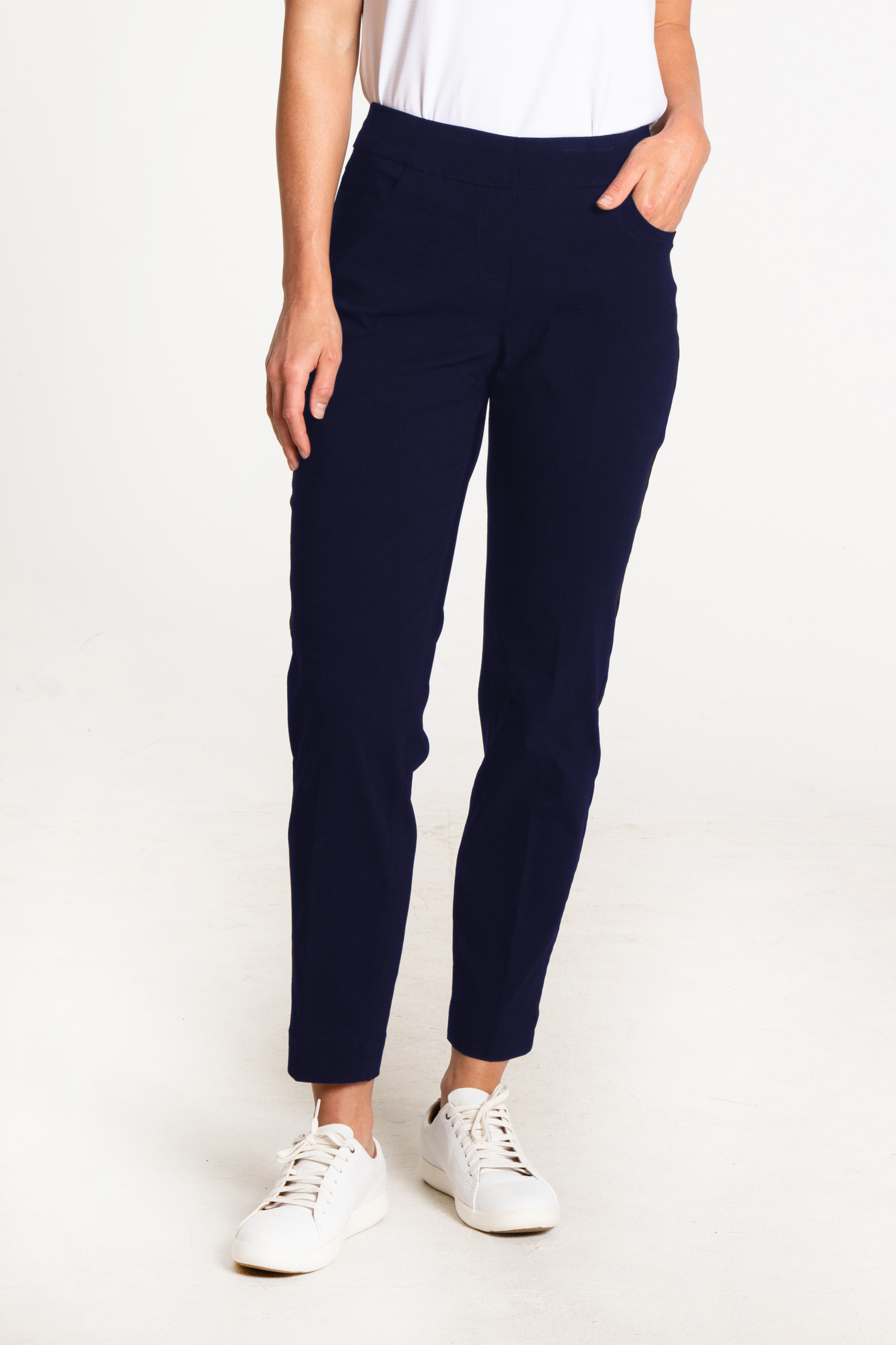 Petite Golf Ankle Pant - Midnight Blue