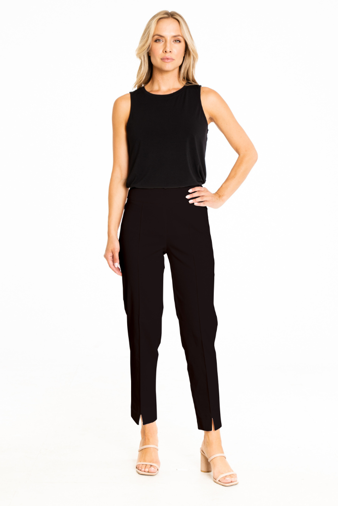 Thin Her Black Ankle Pants