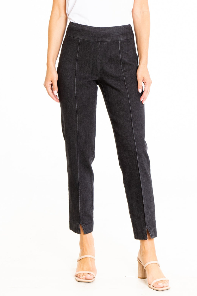 ★ ★ Belted Slim Ankle Pants T22F0WPC011WT2C1G Eileen Fisher Petite Size Stretch Crepe Slim Leg Ankle Pants