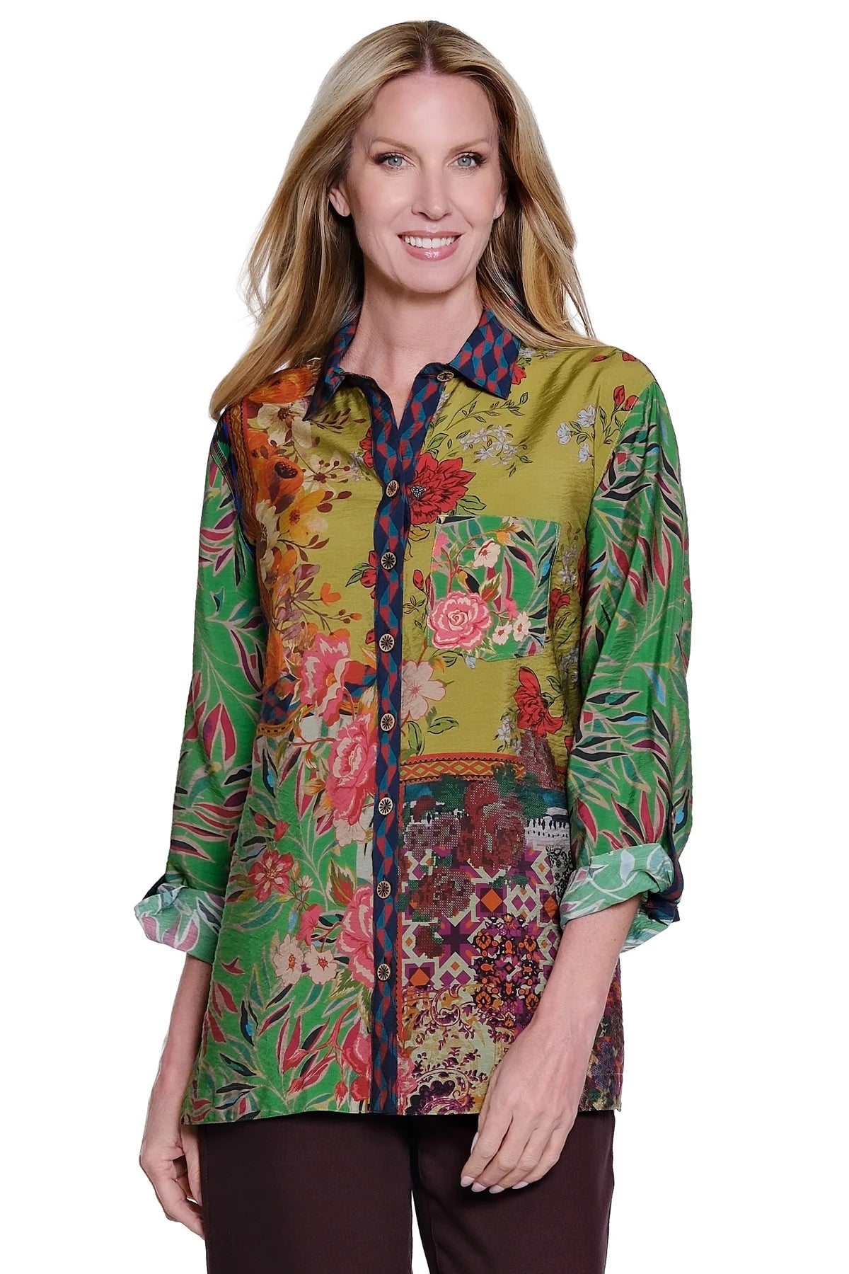 The Artisan Patchwork Tunic & Ankle Pant Bundle