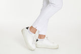 PULL ON NARROW LEG PANT - White