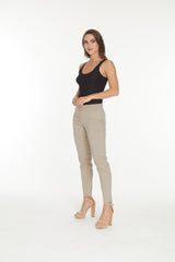 Women's Plus Size Trouser Pants - Stone