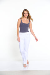 Denim Ankle Jean - White