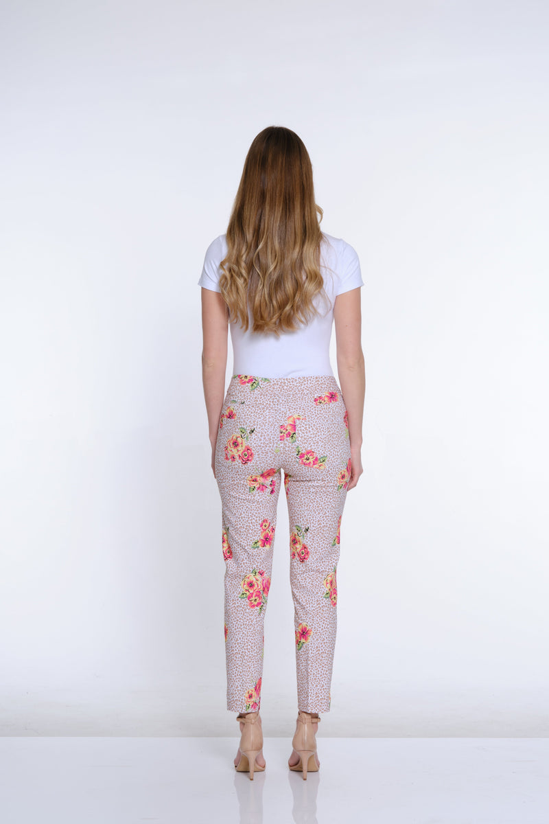 Print Ankle Pant - Floral Multi