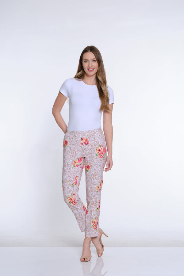 Print Ankle Pant - Floral Multi