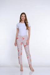 Print Ankle Pant - Floral Multi