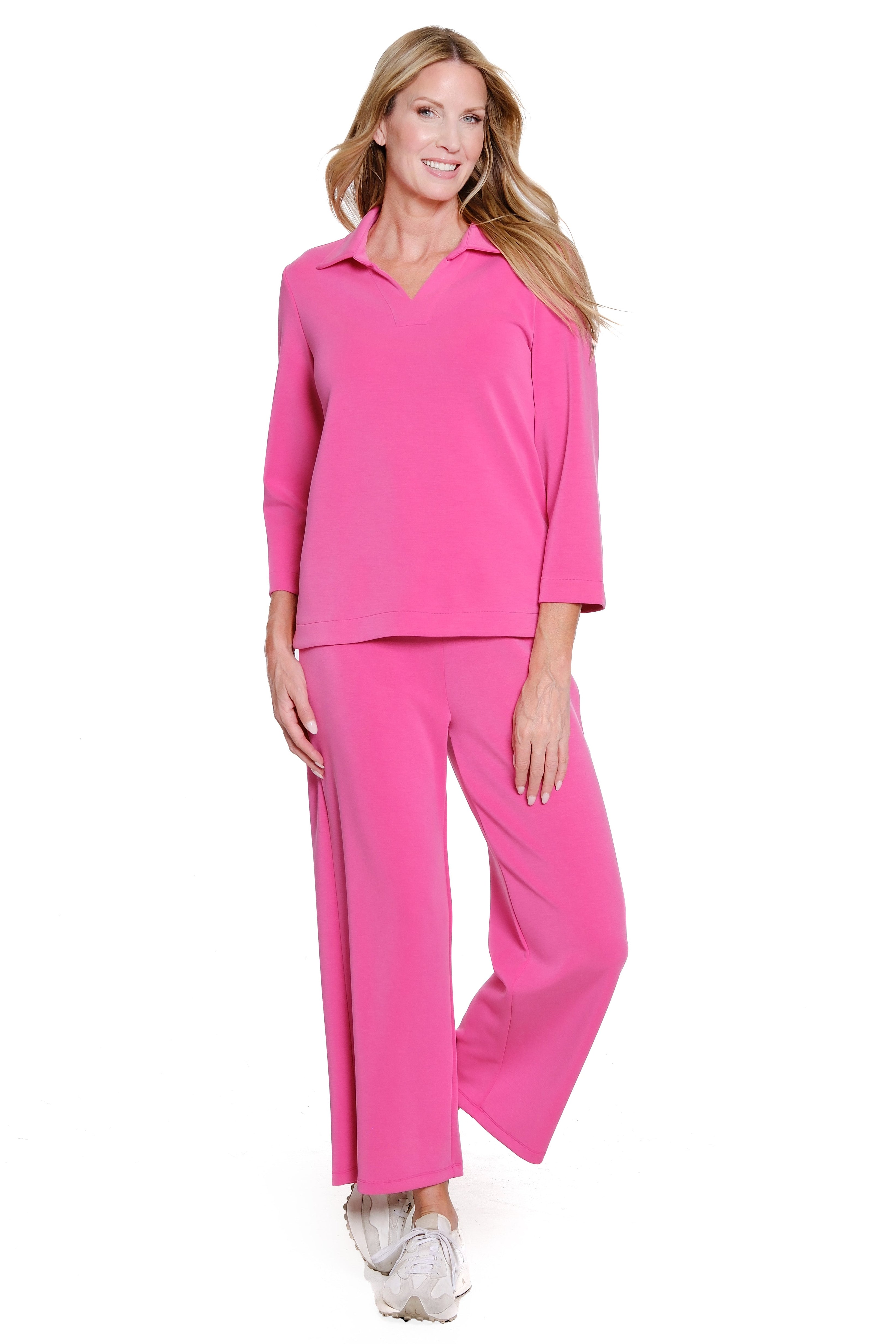 Knit Lounge Set - Candy Pink