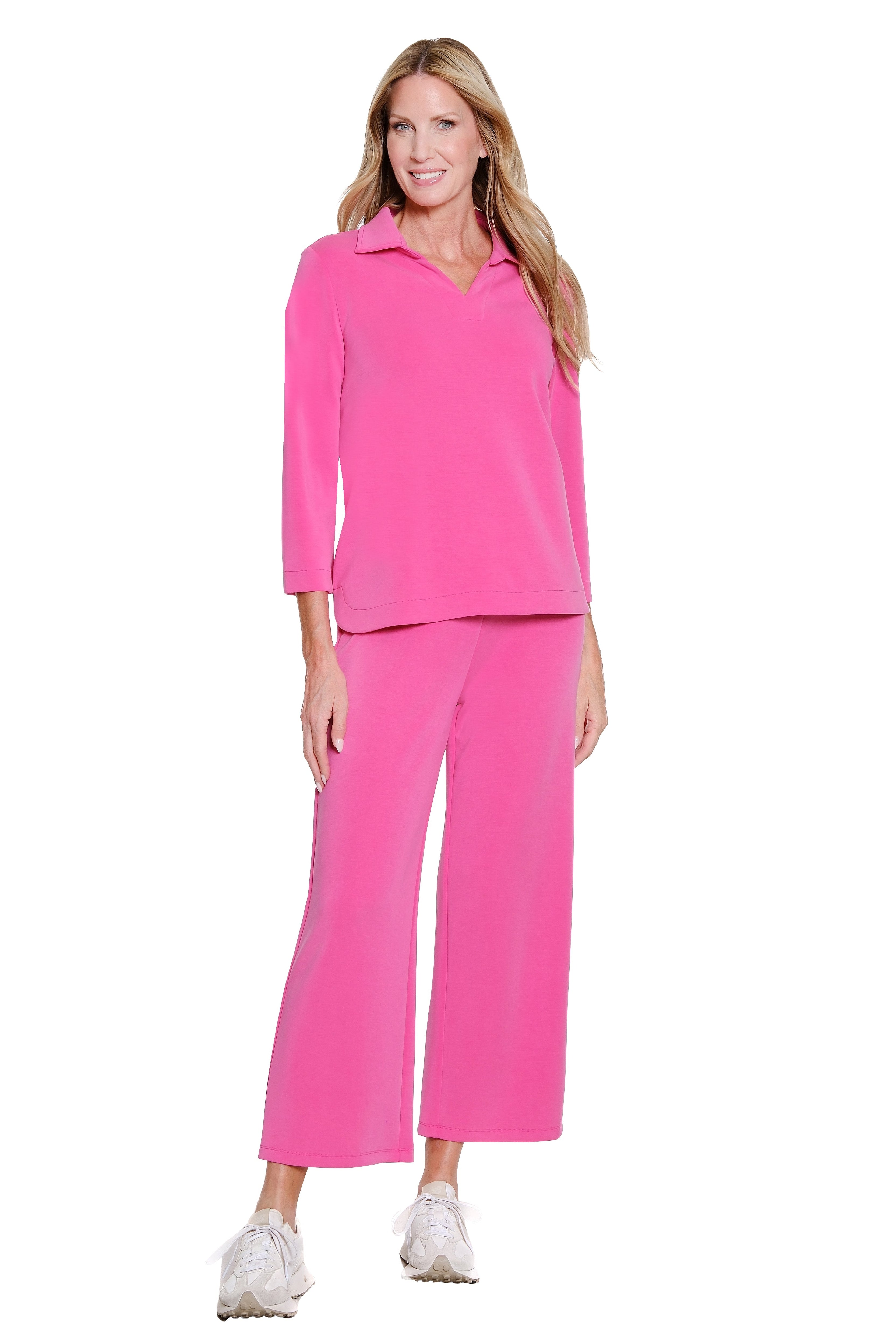 Knit Lounge Set - Candy Pink