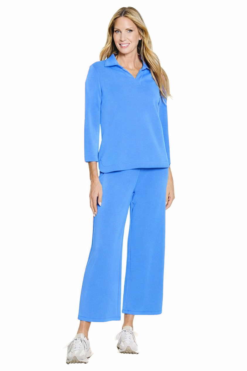 Knit Lounge Set - French Blue