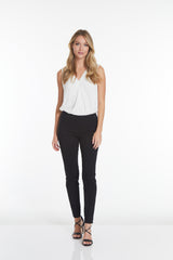 PULL ON NARROW LEG PANT - Black