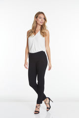 PULL ON NARROW LEG PANT - Black