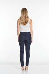 PULL ON NARROW LEG PANT - Denim