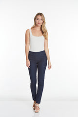 PULL ON NARROW LEG PANT - Denim