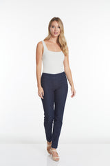 PULL ON NARROW LEG PANT - Denim