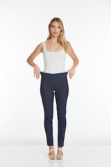 PULL ON NARROW LEG PANT - Denim