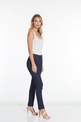 PULL ON NARROW LEG PANT - Denim