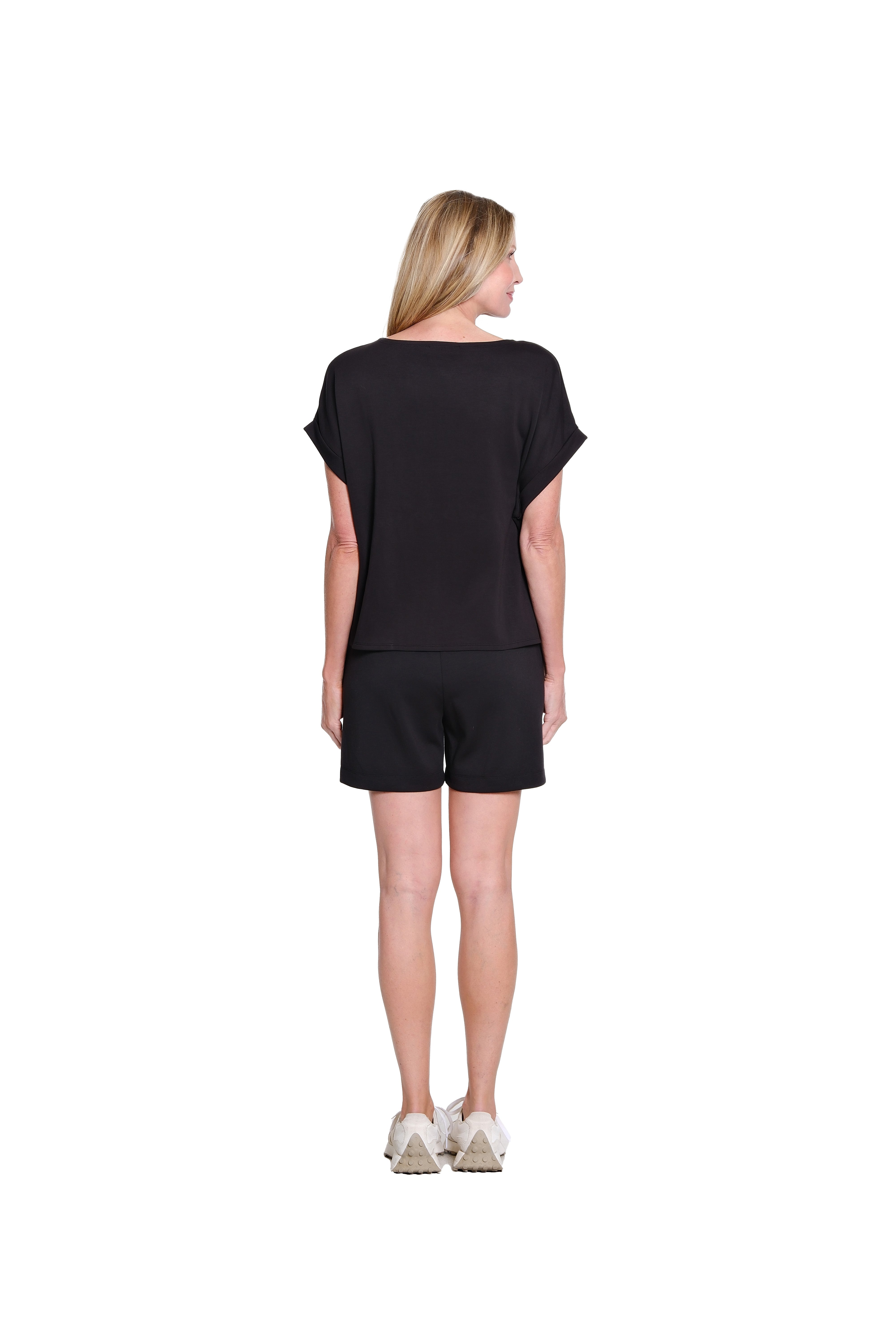 Drawstring Knit Short - Black