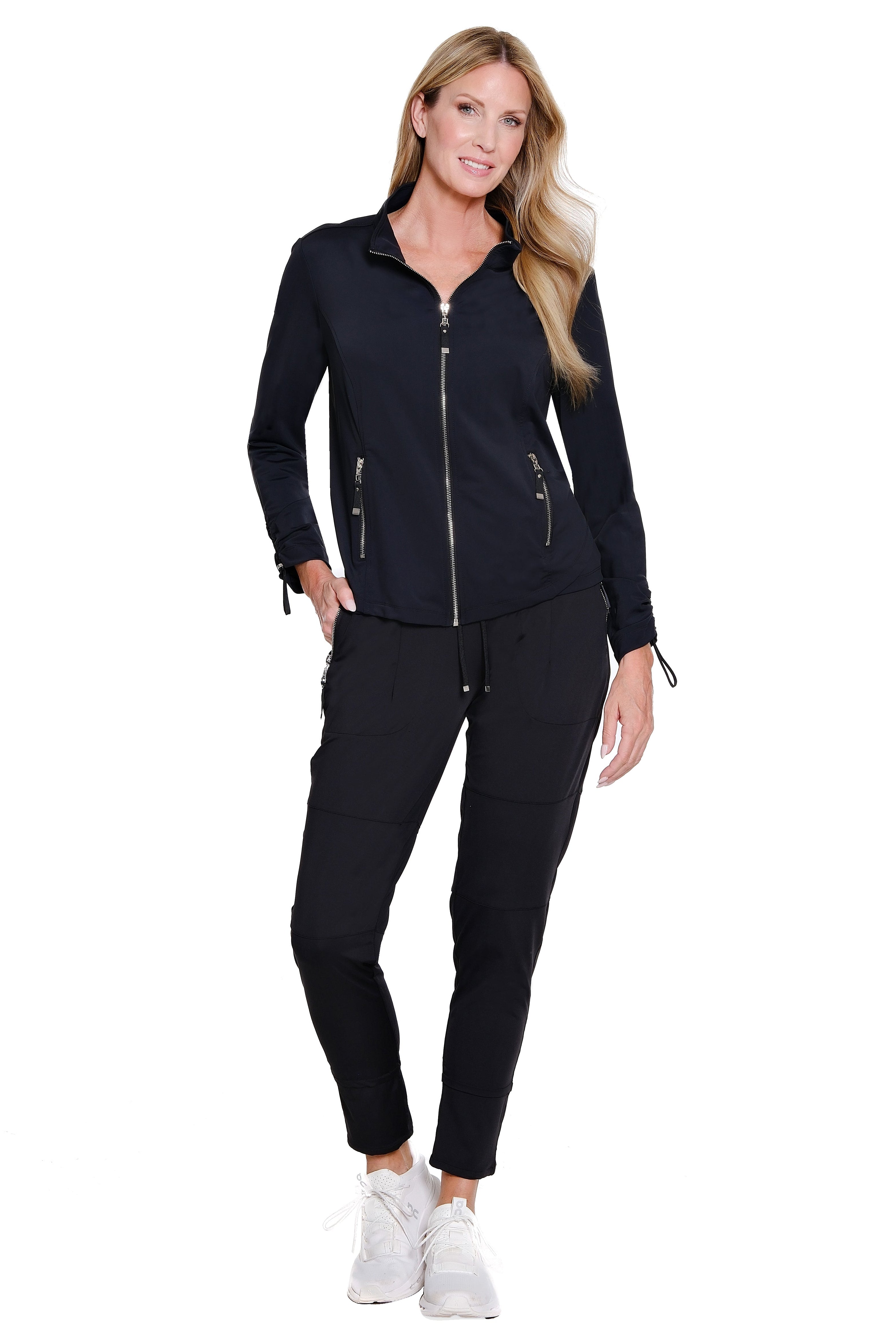 Jersey Knit Active Set - Black