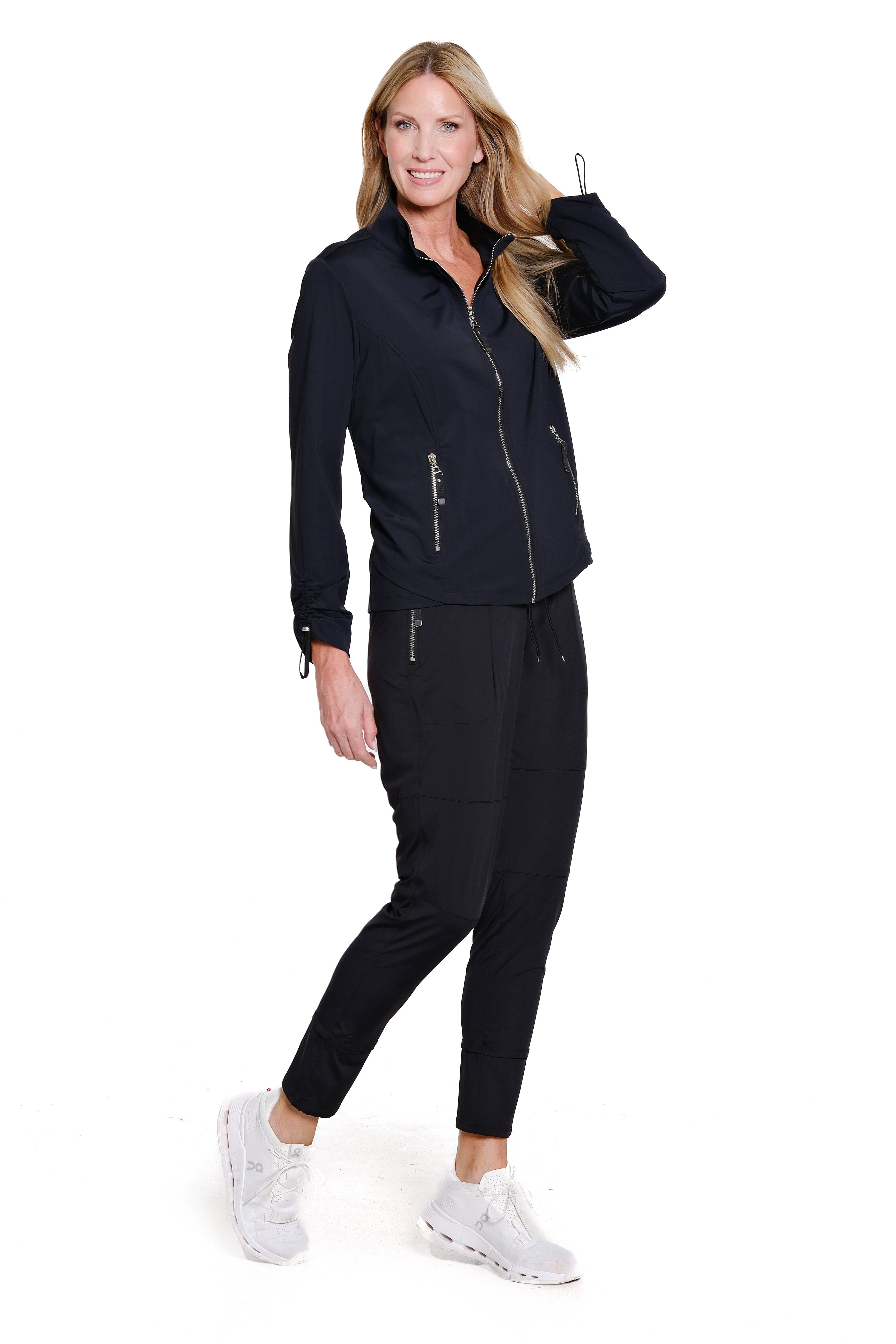 Jersey Knit Active Set - Black