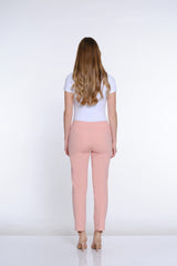 Ease-Y-Fit Knit Ankle Pant - Blush