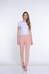 Plus Size Elastic Waist Pull On Pants - Blush