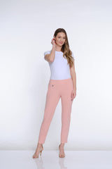 Plus Size Elastic Waist Pull On Pants - Blush