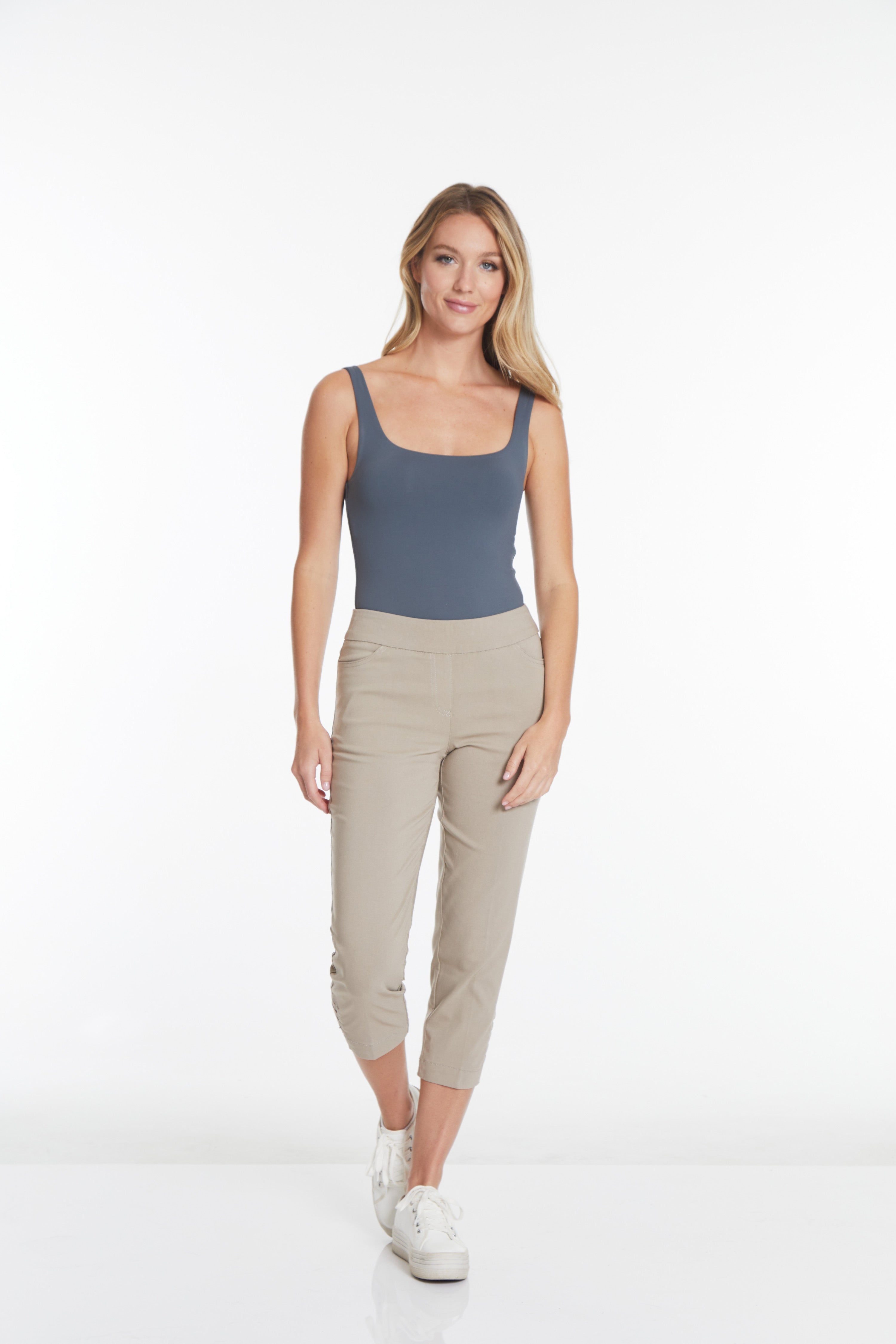 Slimsation By Multiples - 3-strap Hem Crop Pant