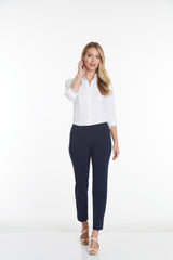 Pull-On Midnight Blue Ankle Pants