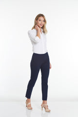 Pull On Plus Size Trouser Pants - Midnight Blue