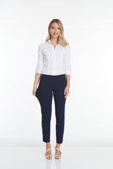 Pull-On Midnight Blue Ankle Pants